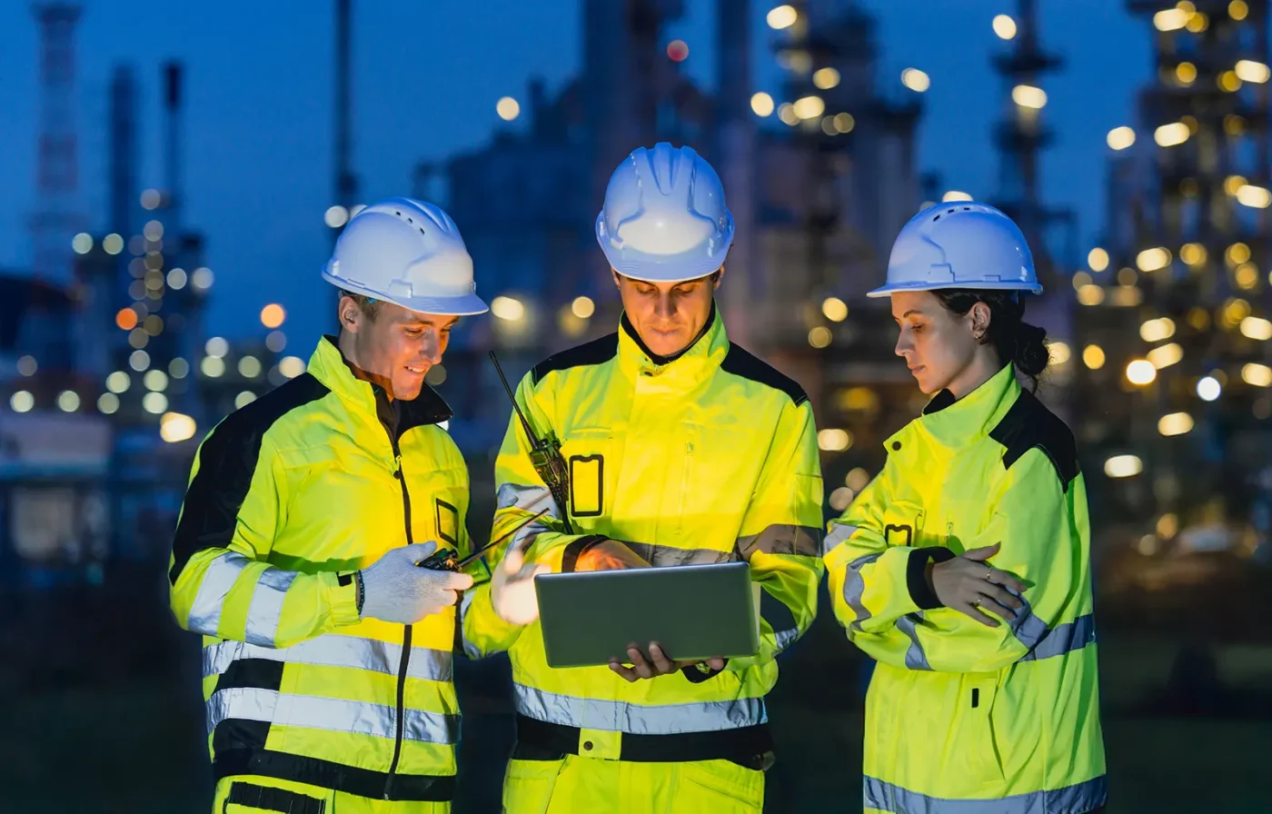 Formation de sécurité dans un site industriel normand